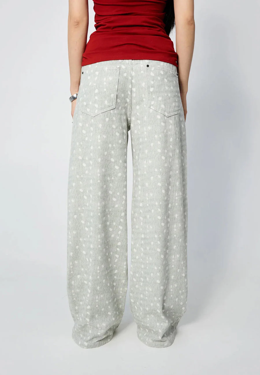 Arthur Straight Leg Jeans Mint Spots - Image 3