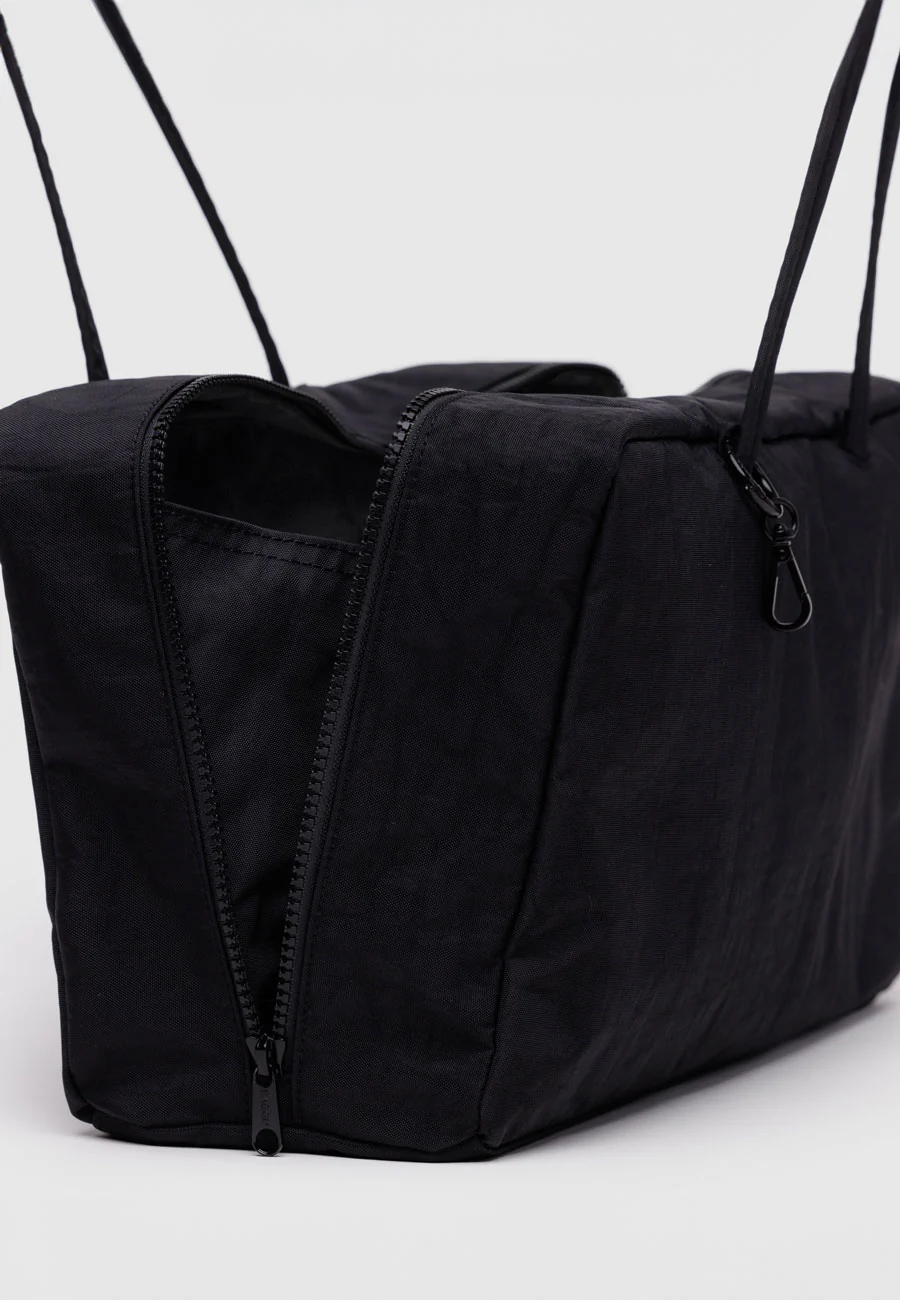 Baggu Medium Nylon Bowler Bag Black - Image 3