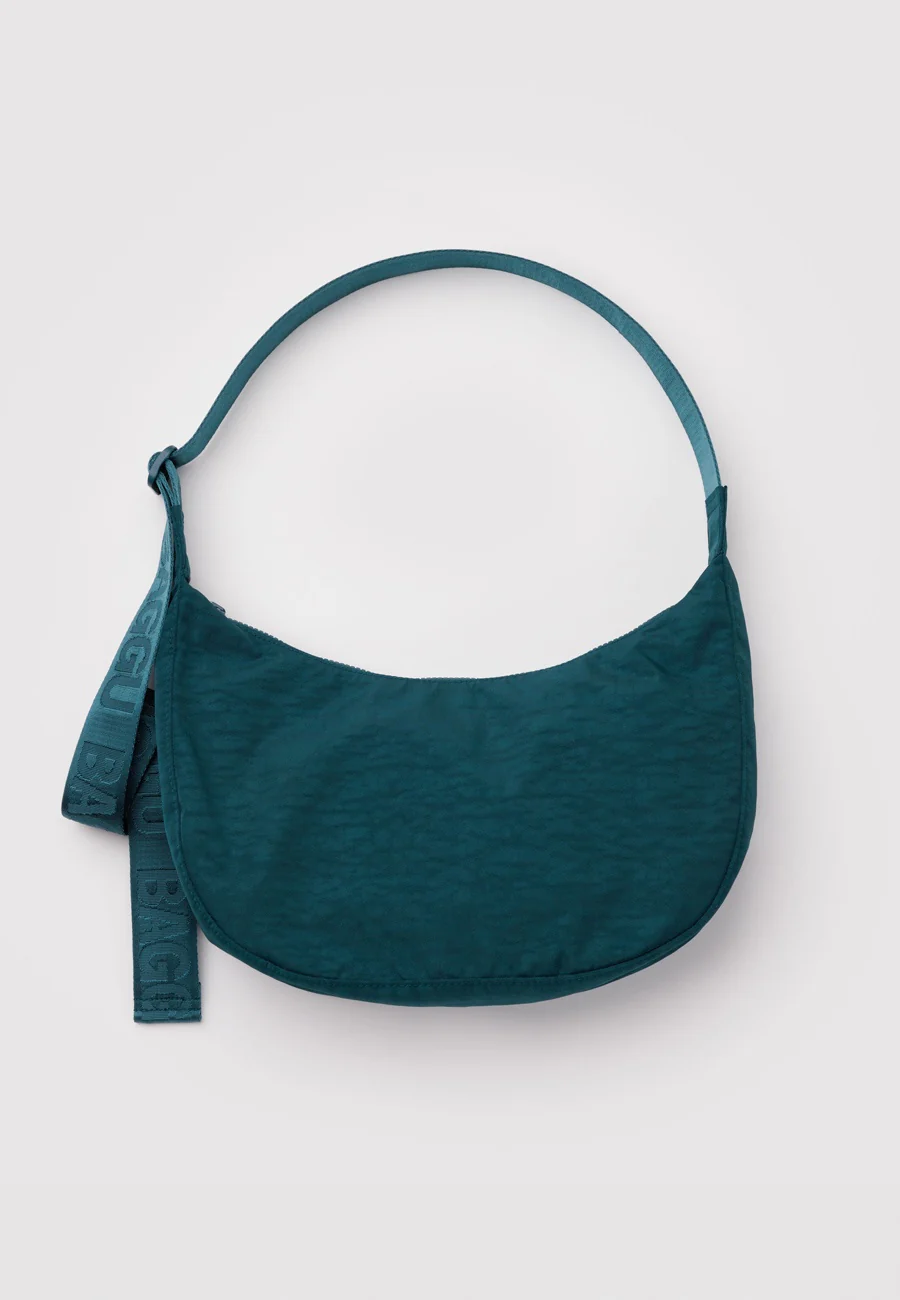 Baggu Medium Nylon Crescent Bag Deep Sea