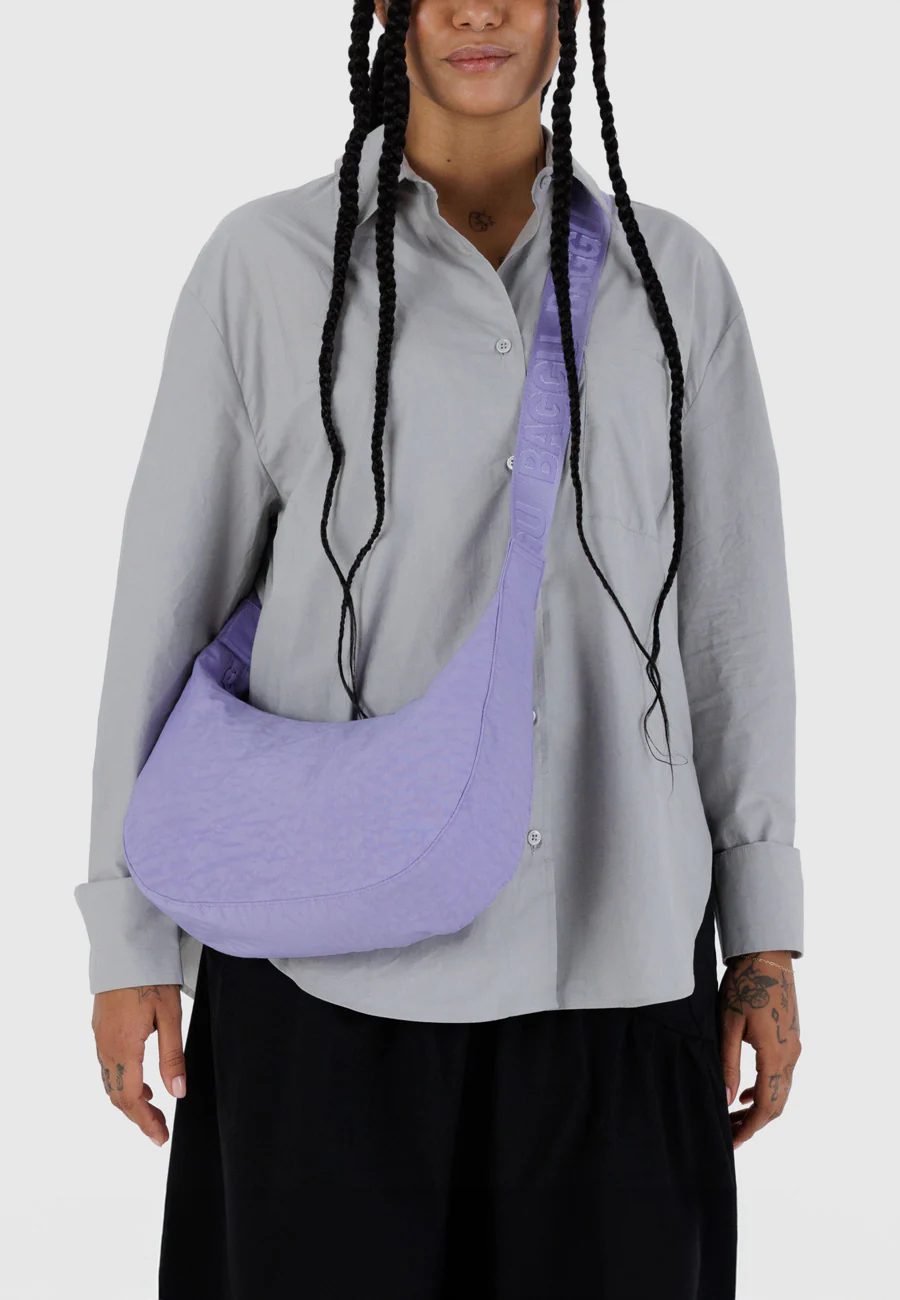 Baggu Medium Nylon Crescent Bag Wisteria - Image 2