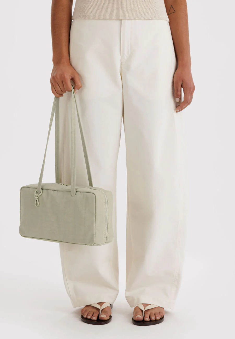 Baggu Nylon Bowler Bag Celadon - Image 4