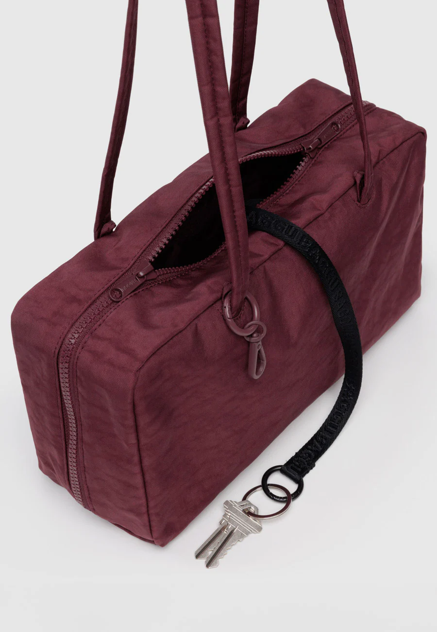 Baggu Nylon Bowler Bag Mahogany - Image 4