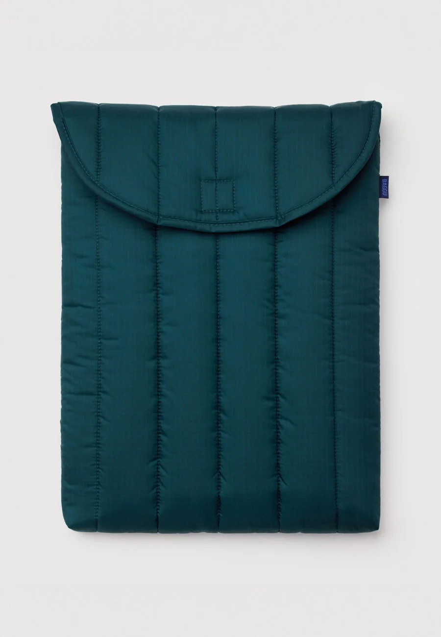Baggu Puffy Laptop Sleeve Deep Sea 16"