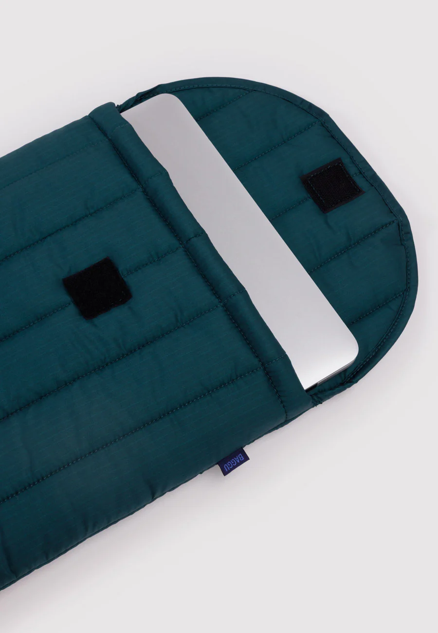 Baggu Puffy Laptop Sleeve Deep Sea 16" - Image 2