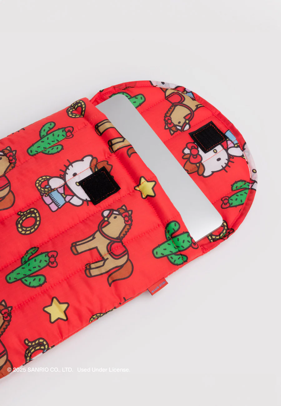 Baggu Puffy Laptop Sleeve Hello Kitty Western 13"/14" - Image 2