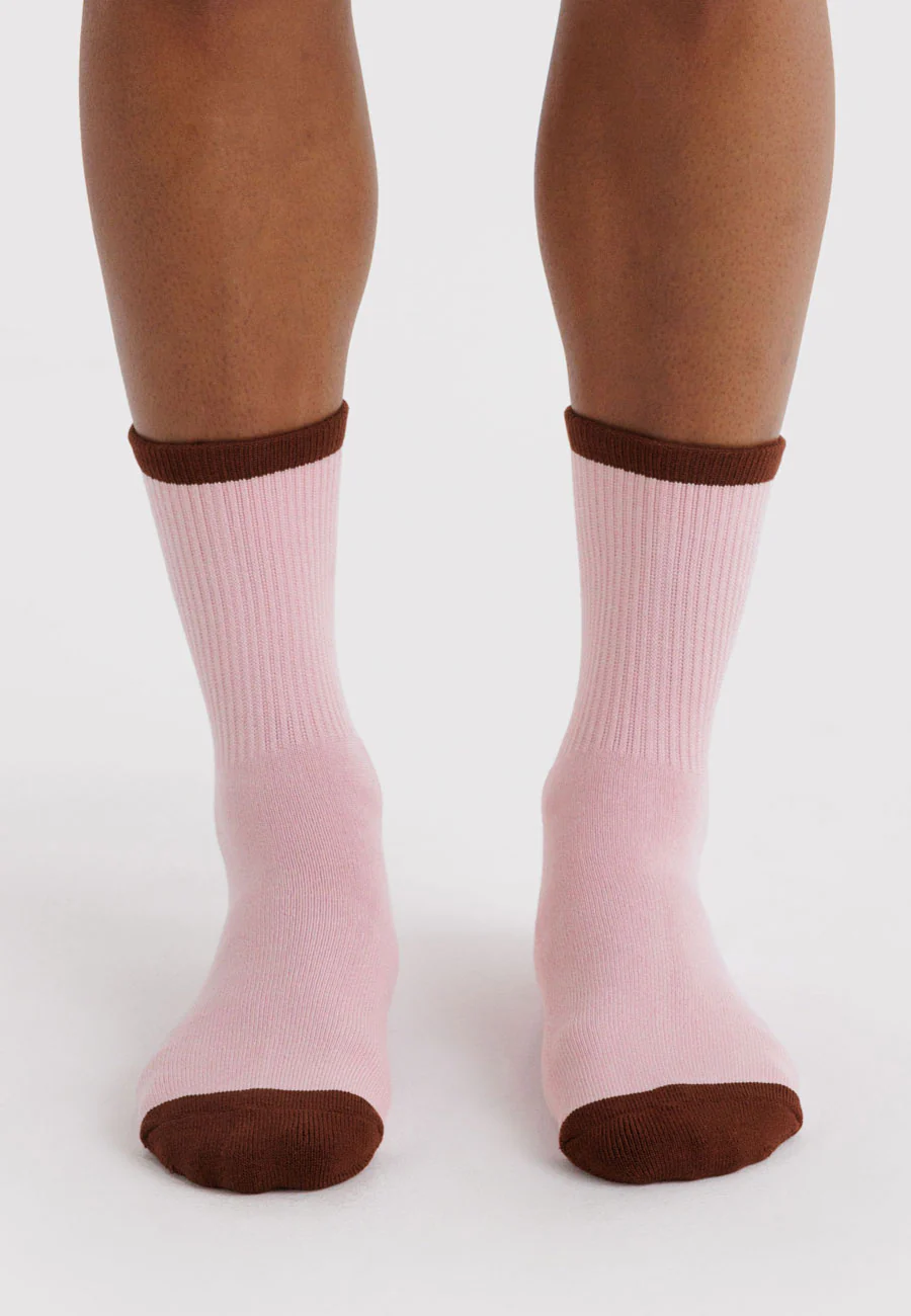 Baggu Ribbed Sock Blush Mix - Image 2