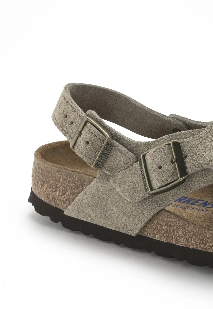 Birkenstock Tulum SFB Suede Taupe - Image 5