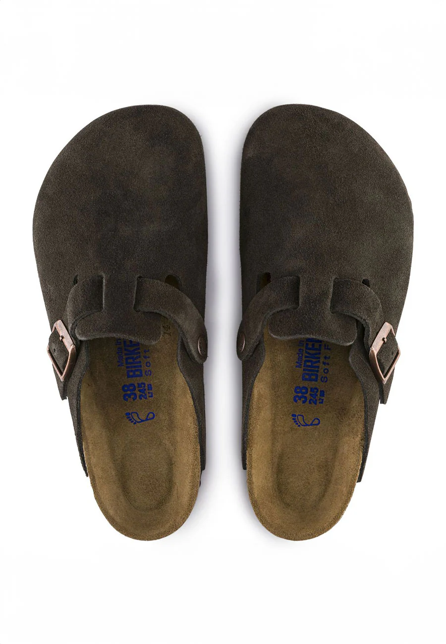 Birkenstock Boston SFB Suede Mocha - Image 3