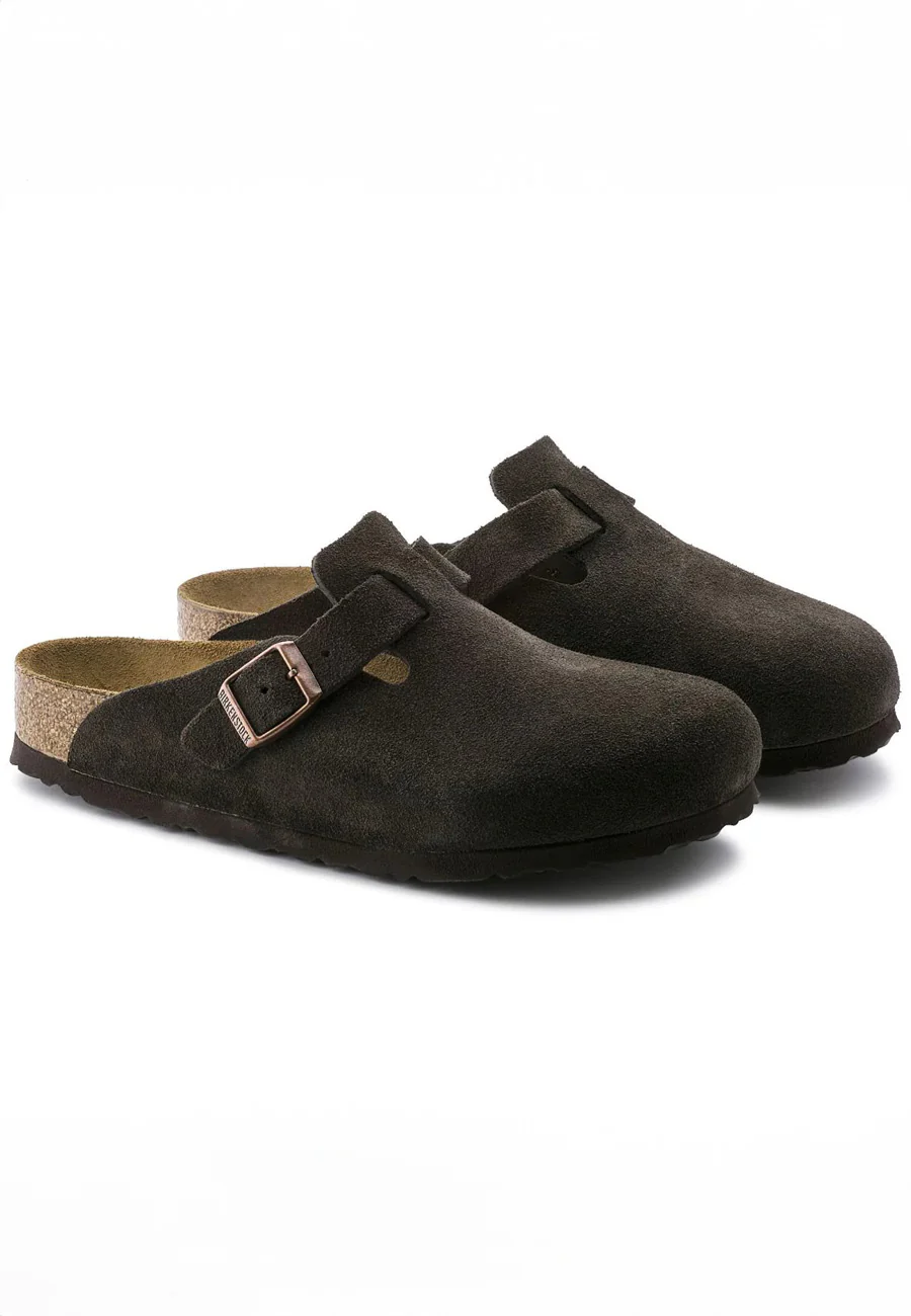 Birkenstock Boston SFB Suede Mocha - Image 4