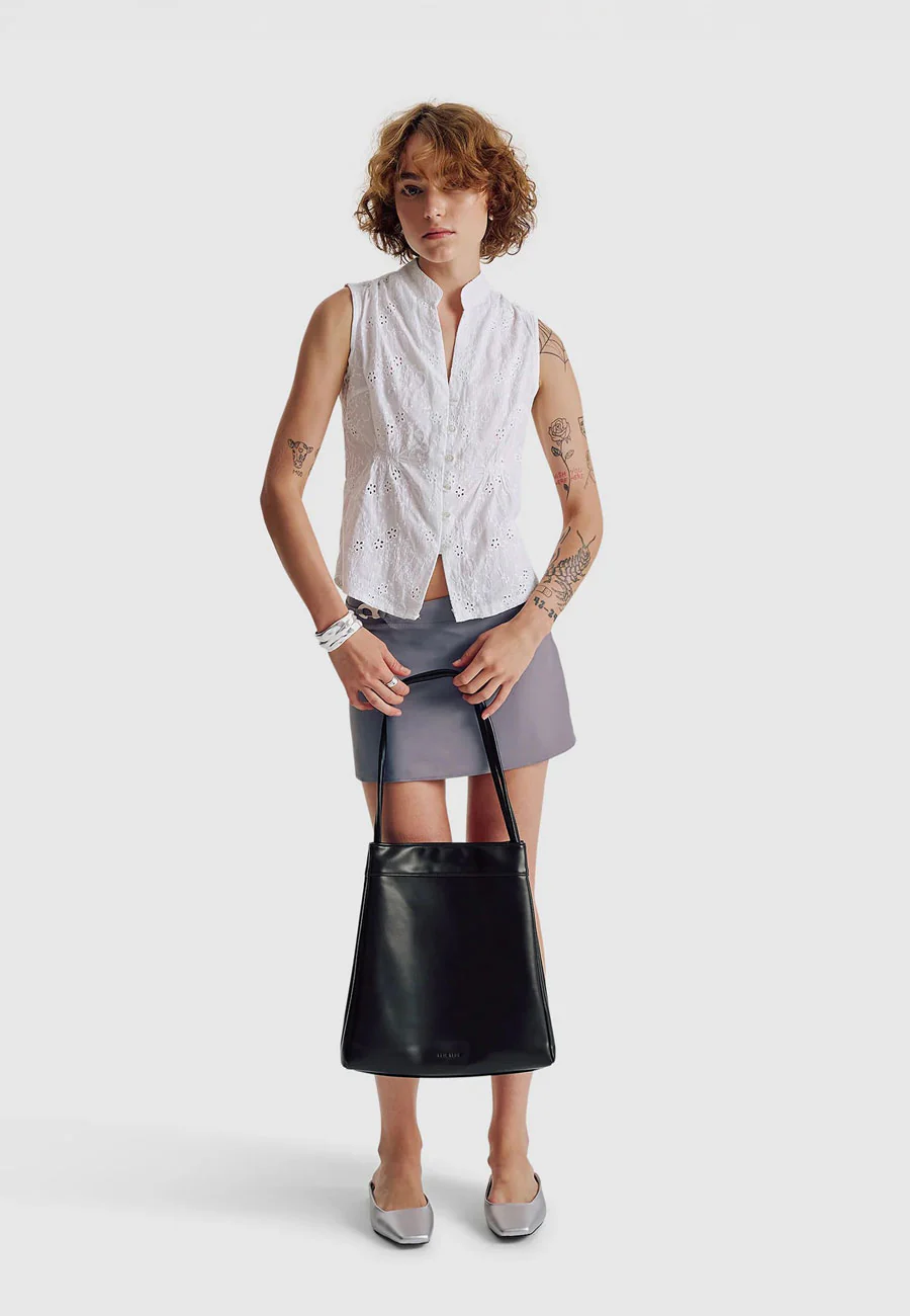 Brie Leon Harper Tote Black - Image 5