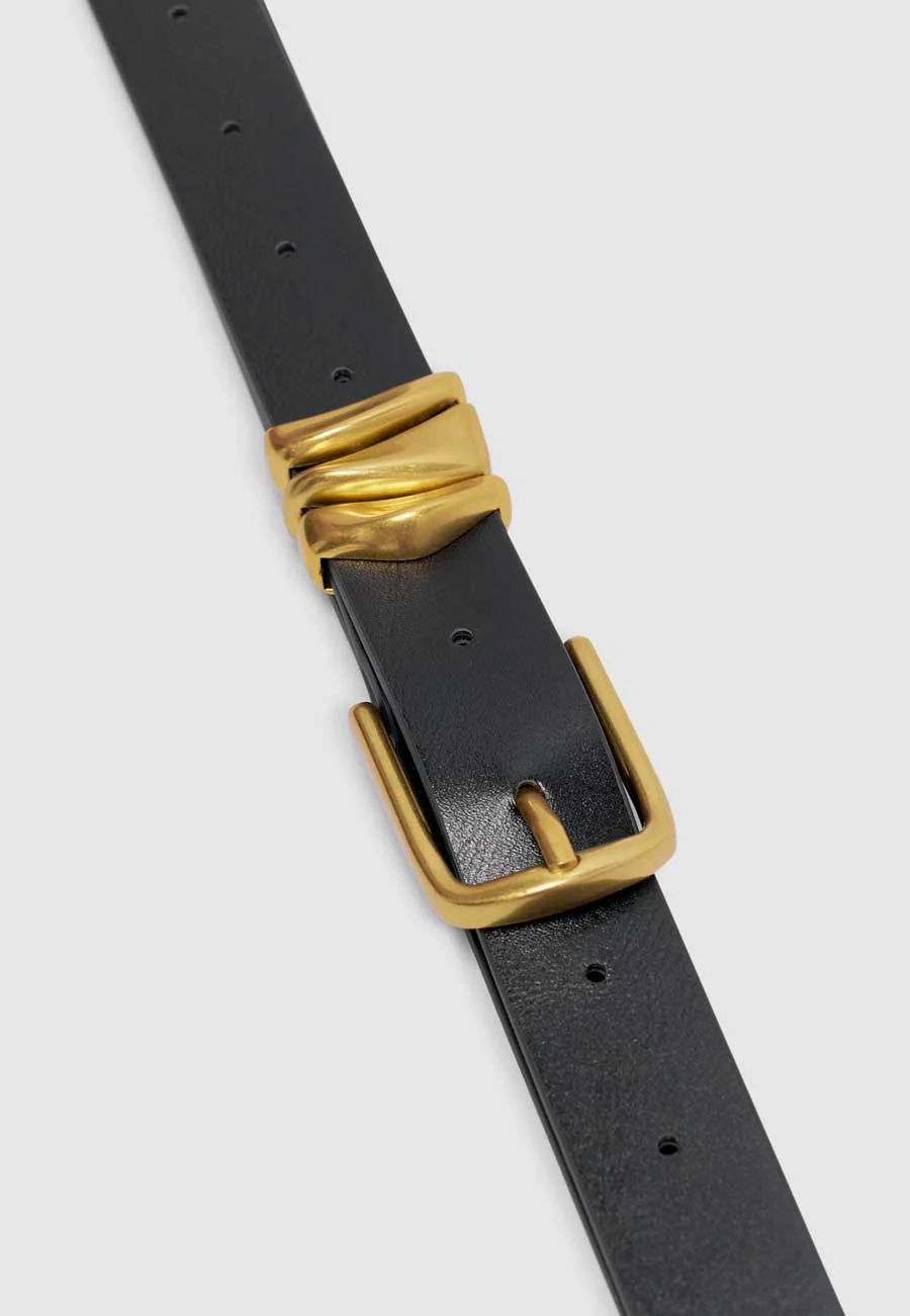 Brie Leon Organica Belt Black/Gold - Image 3