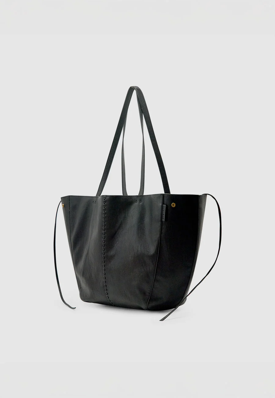 Brie Leon Reese Market Tote Black - Image 6