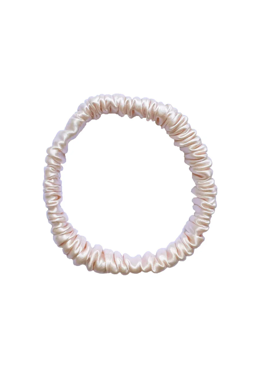 Buttermilk Accessories Mia Silk Scrunchie Candyfloss
