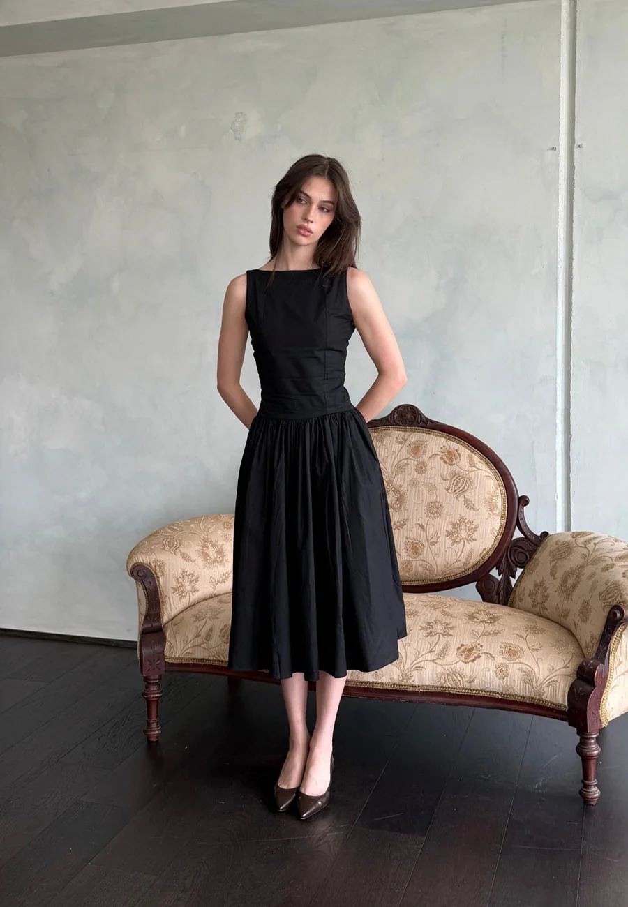 Chulle Bri Dress Black - Image 3