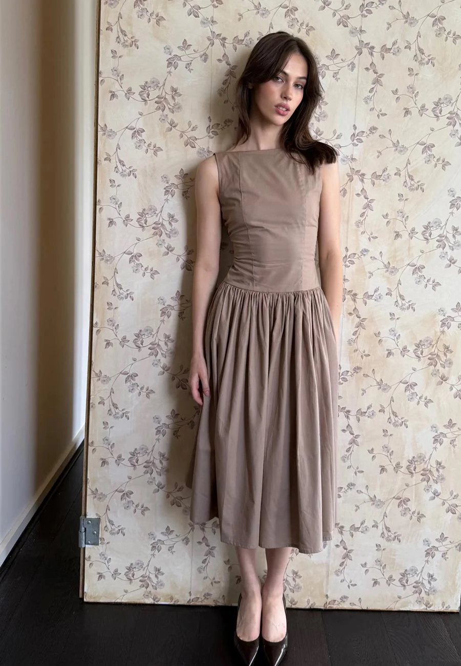 Chulle Bri Dress Mushroom - Image 4