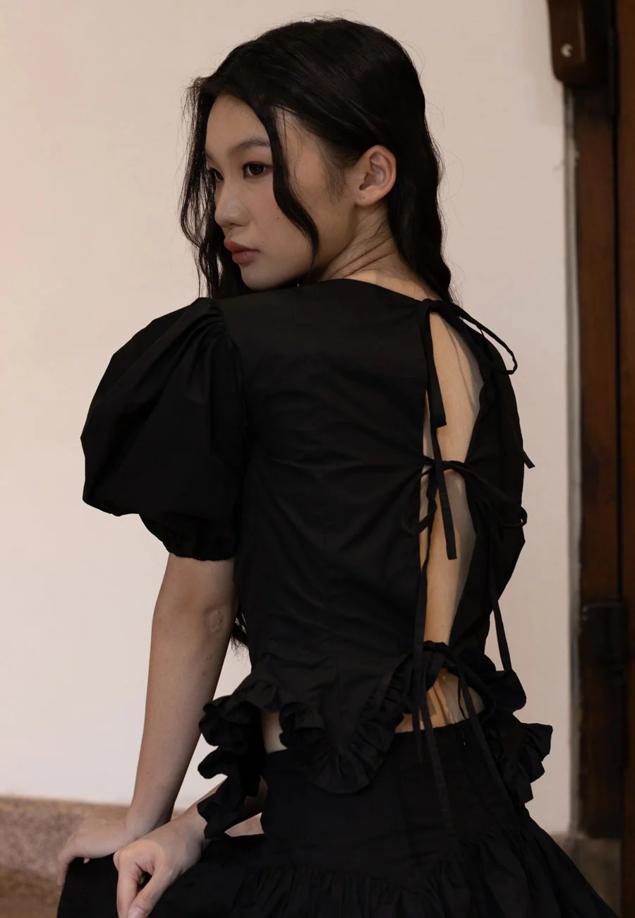 Chulle Koni Top Black - Image 2