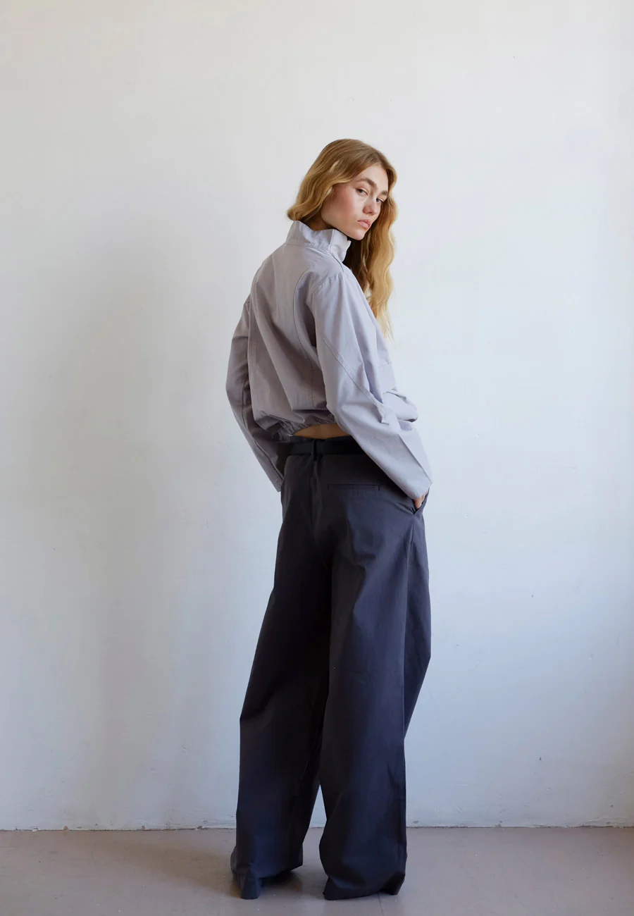 Commonplace Essentials Addington Half Zip Grey - Image 2