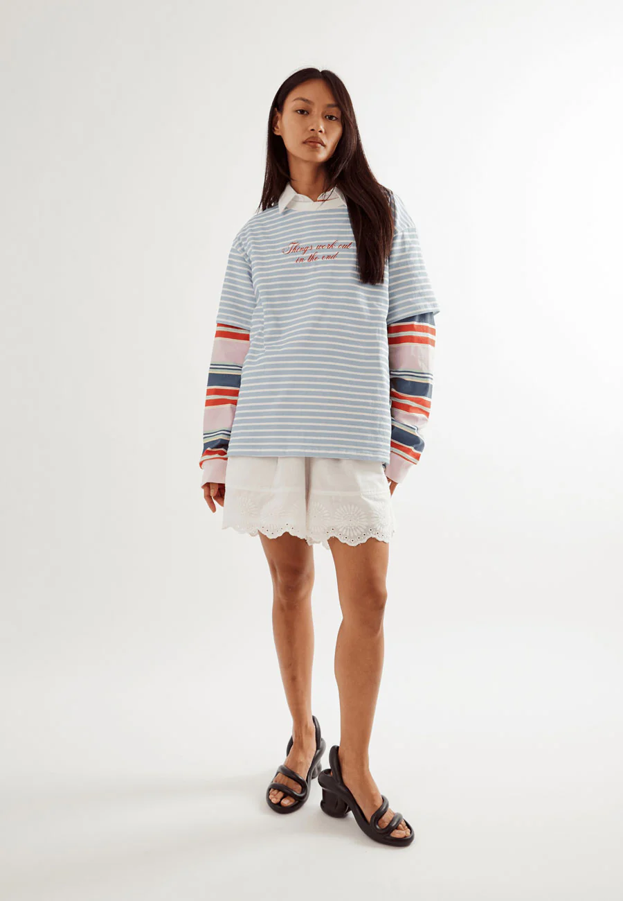 Commonplace Essentials Morale Tee Baby Blue - Image 3