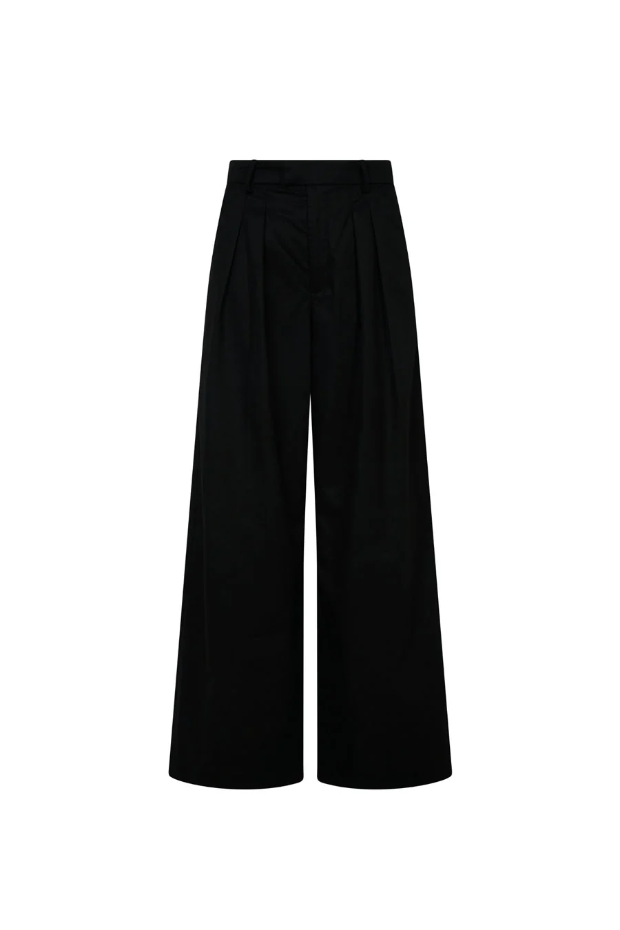 Commonplace Essentials Pleated Front Trouser Black - Image 3