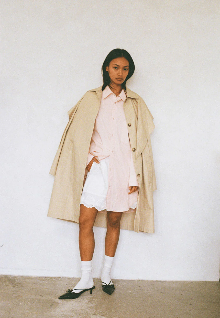 Commonplace Essentials Summer Trench Tan - Image 3