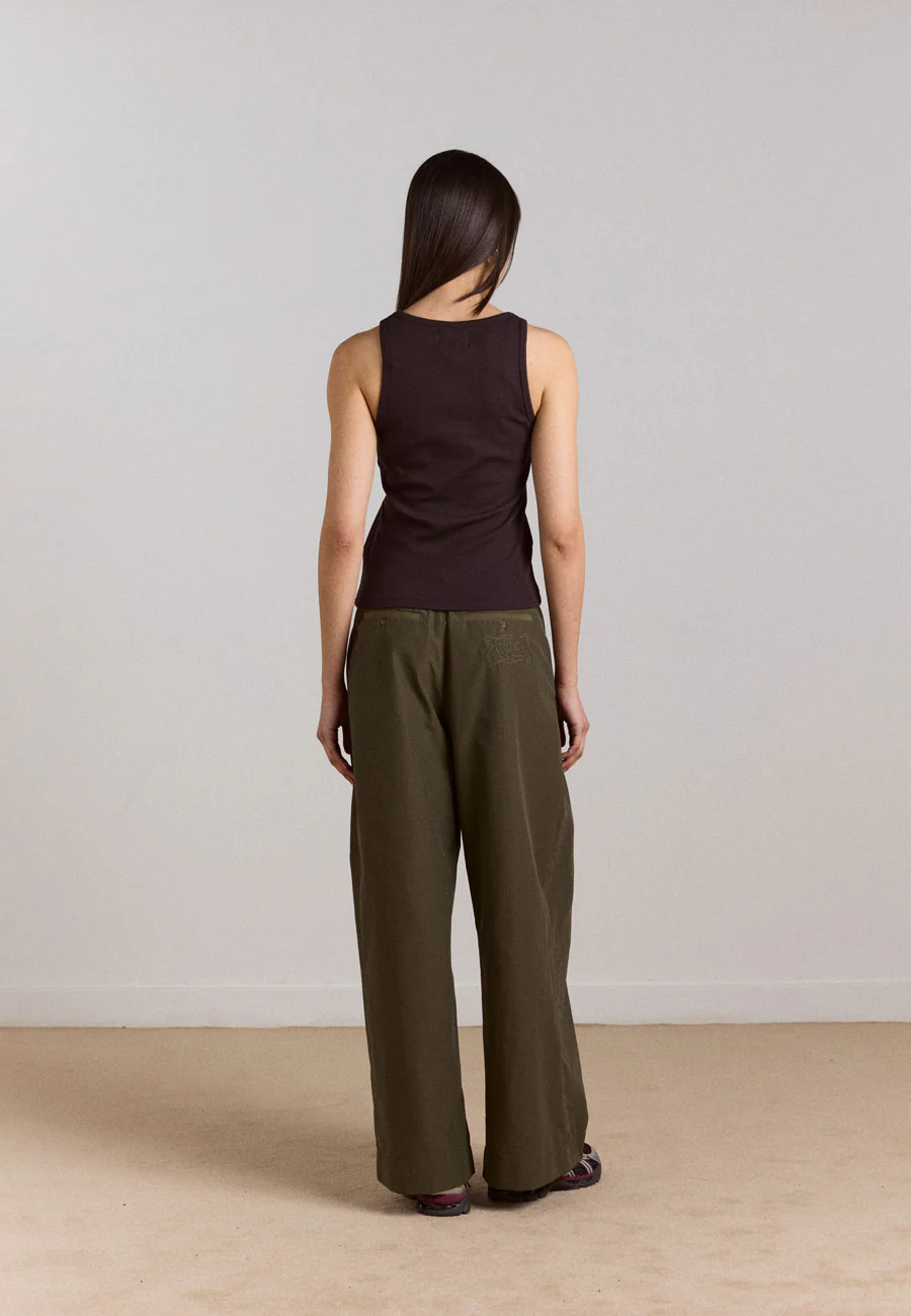 Damson Madder Fabia Trouser Khaki - Image 4