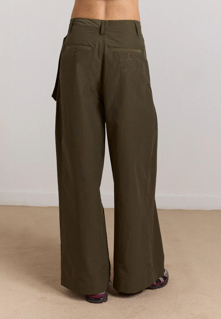 Damson Madder Fabia Trouser Khaki - Image 6