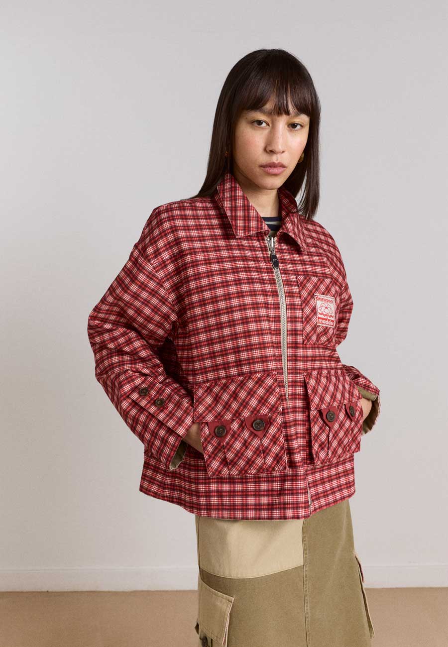 Damson Madder Marcelle Reversible Barn Jacket - Image 6