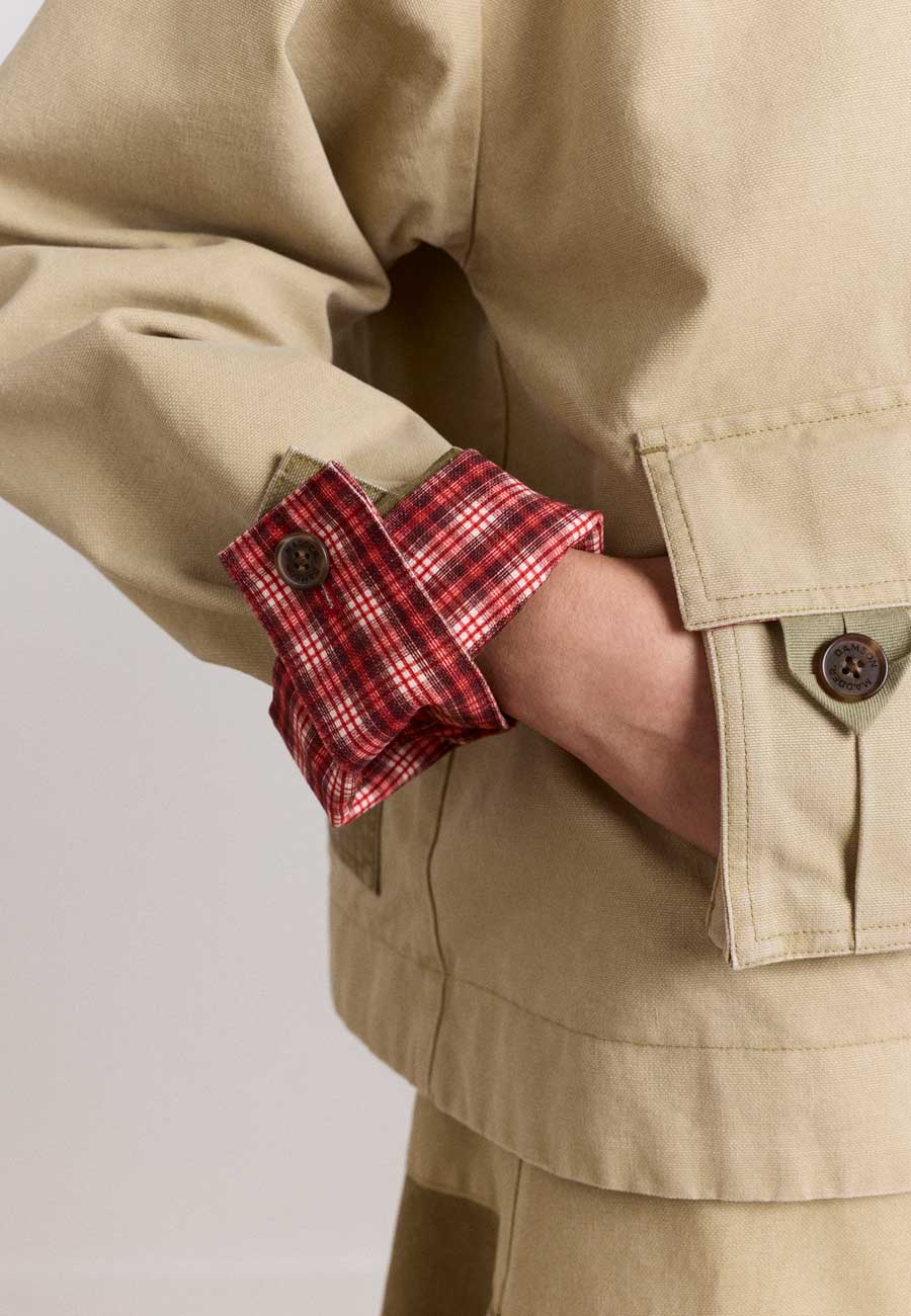 Damson Madder Marcelle Reversible Barn Jacket - Image 7