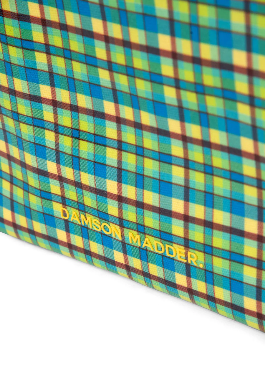 Damson Madder Truro Coated Holdall Zesty Check - Image 6