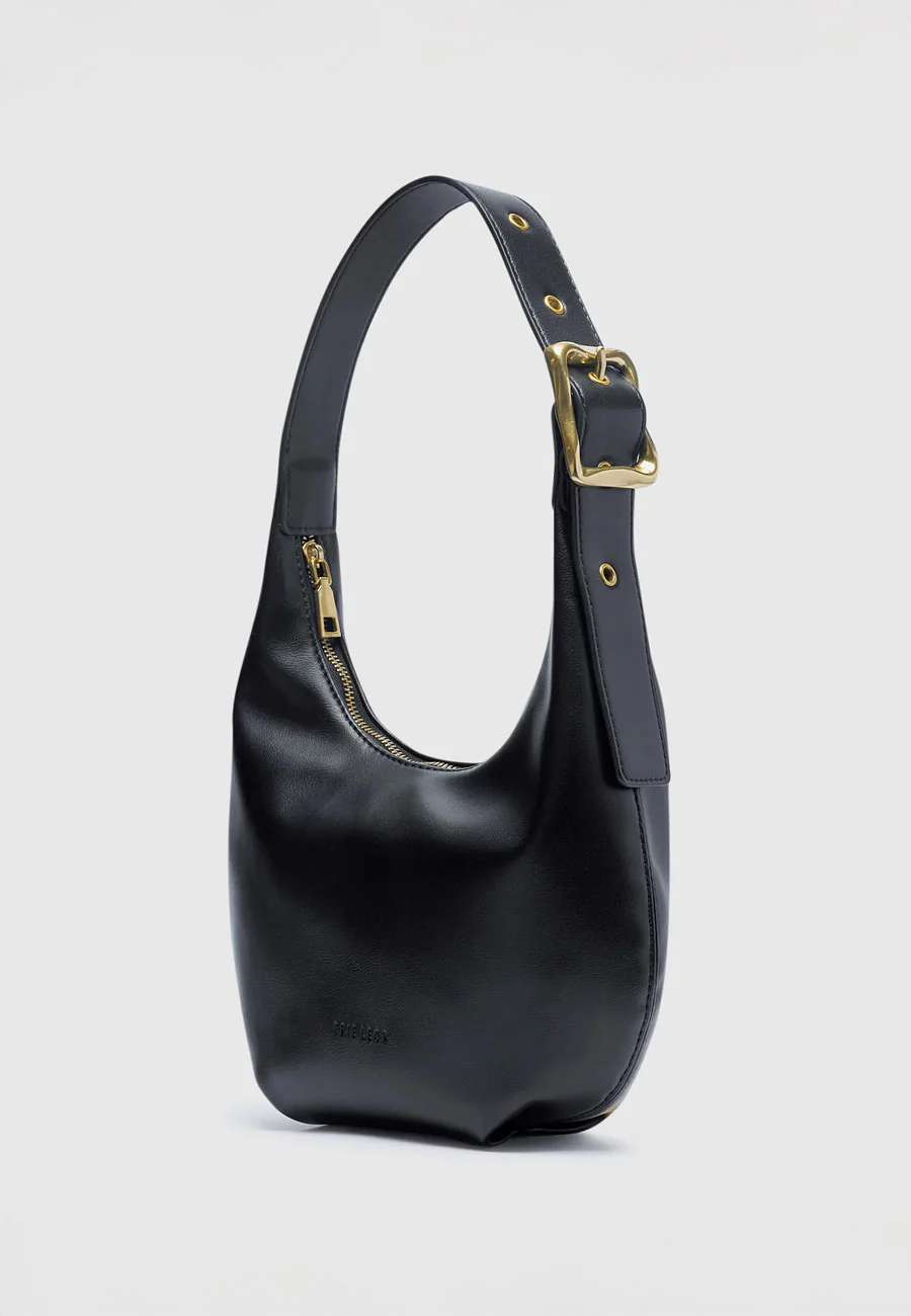 Brie Leon Everyday Croissant Bag Black - Image 3