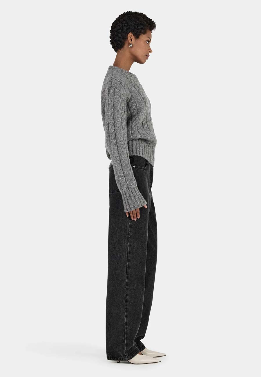 Hansen & Gretel Stevie Knit Jumper Grey Marle - Image 4