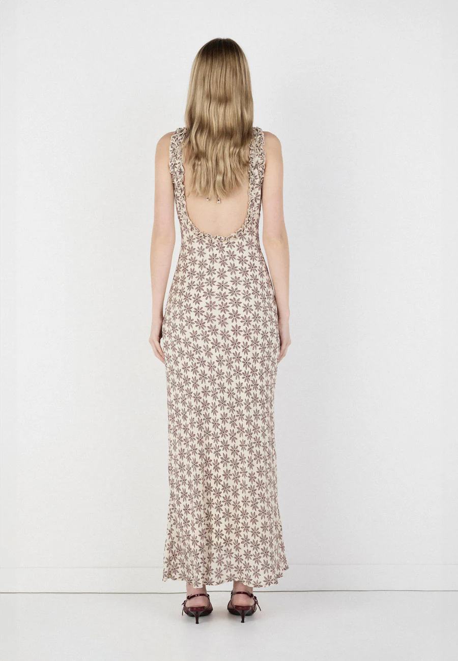 Ownley Bella Dress Daisy Dot Butter - Image 3