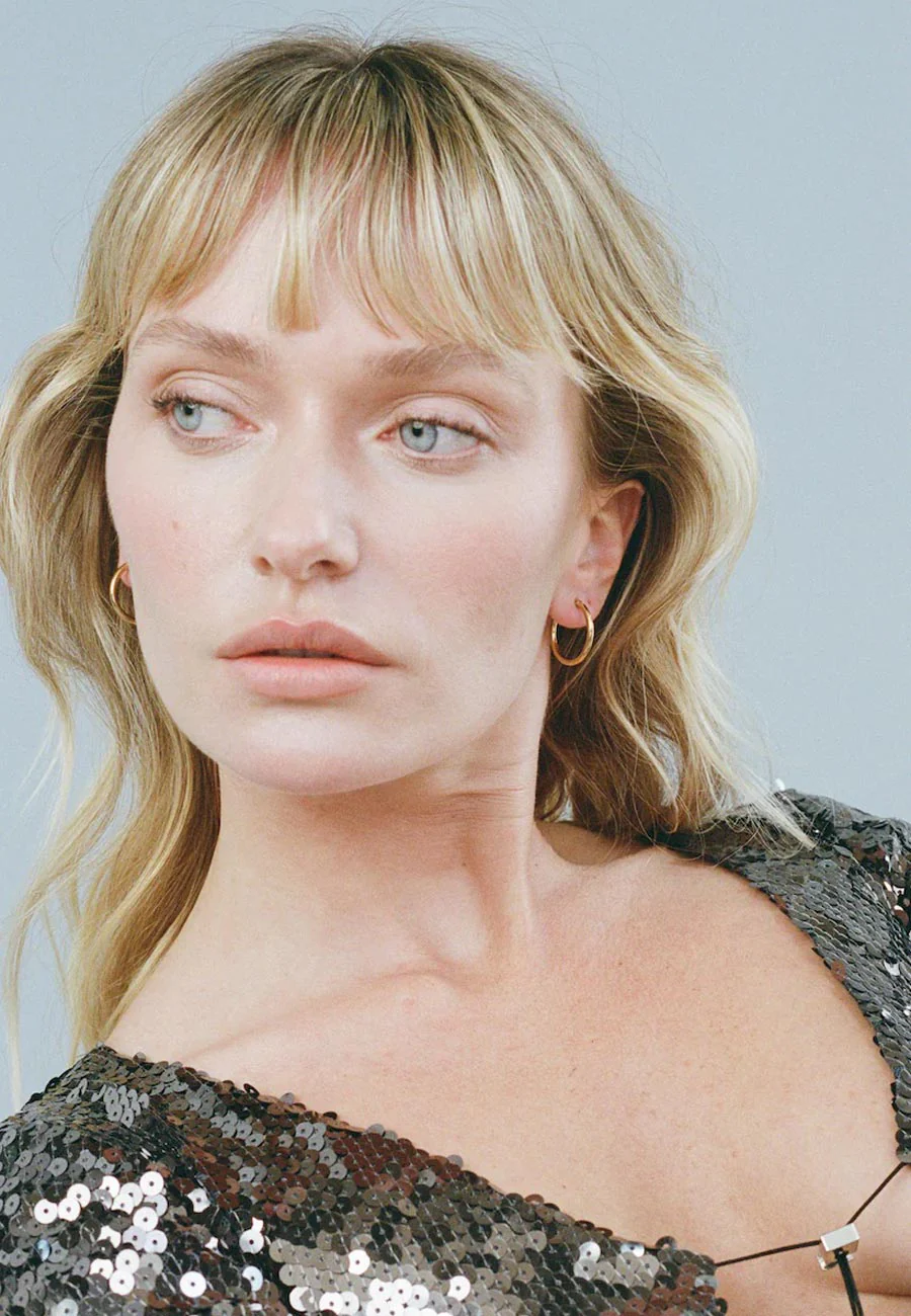 Porter Jewellery 90's Hoops Gold 20mm - Image 2