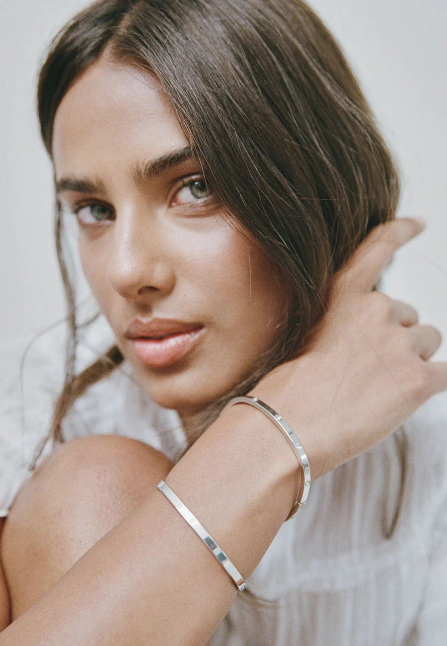Porter Jewellery Dylan Bangle Silver - Image 2