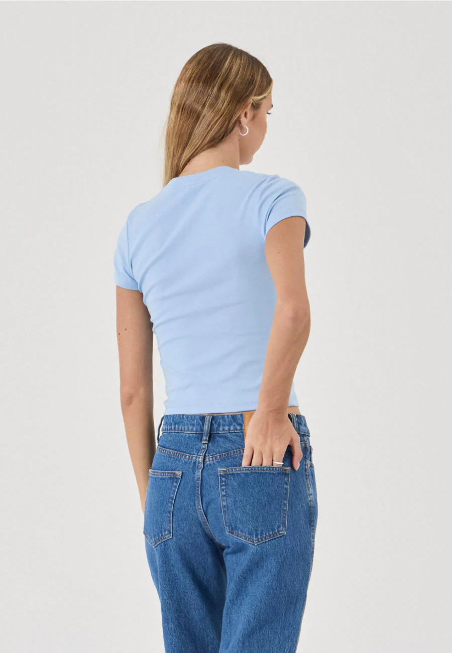 Rolla's Baby Tee Soft Blue - Image 4