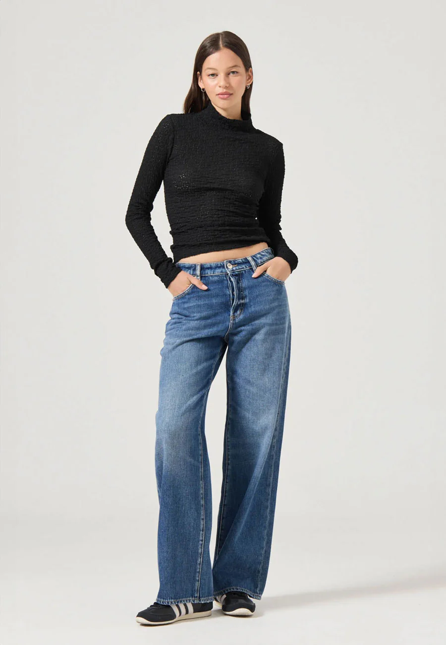 Rolla's Kate Baggy Jean Paris Texas Wash - Image 3
