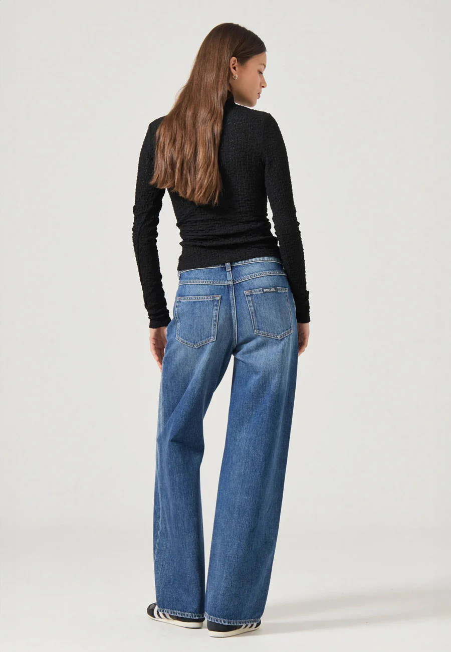 Rolla's Kate Baggy Jean Paris Texas Wash - Image 5